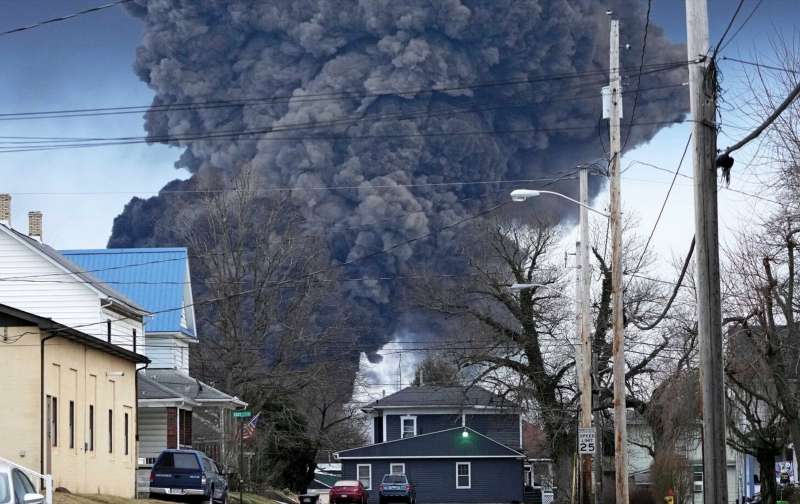 incendio a east palestine, ohio