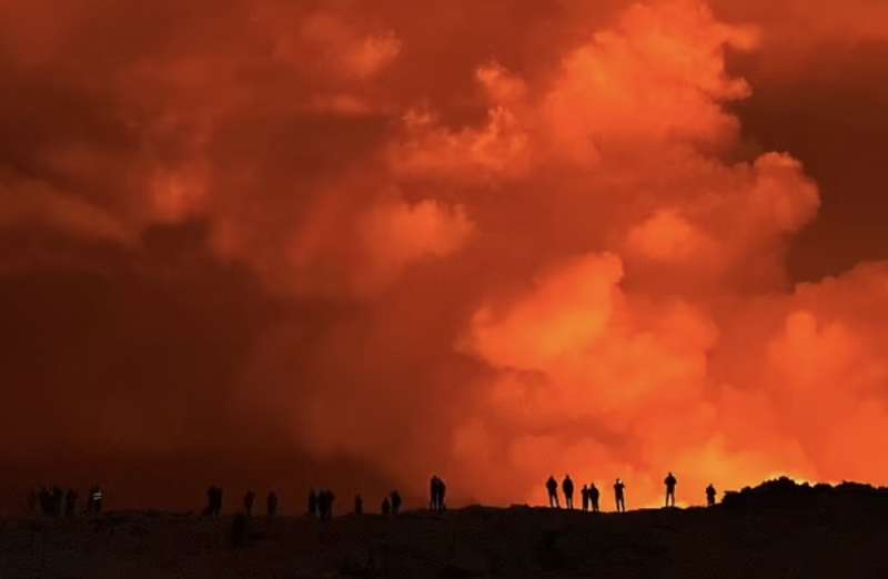 islanda eruzione vulcano nella penisola di reykjanes 18