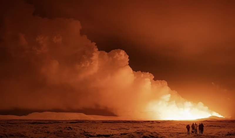 islanda eruzione vulcano nella penisola di reykjanes 22