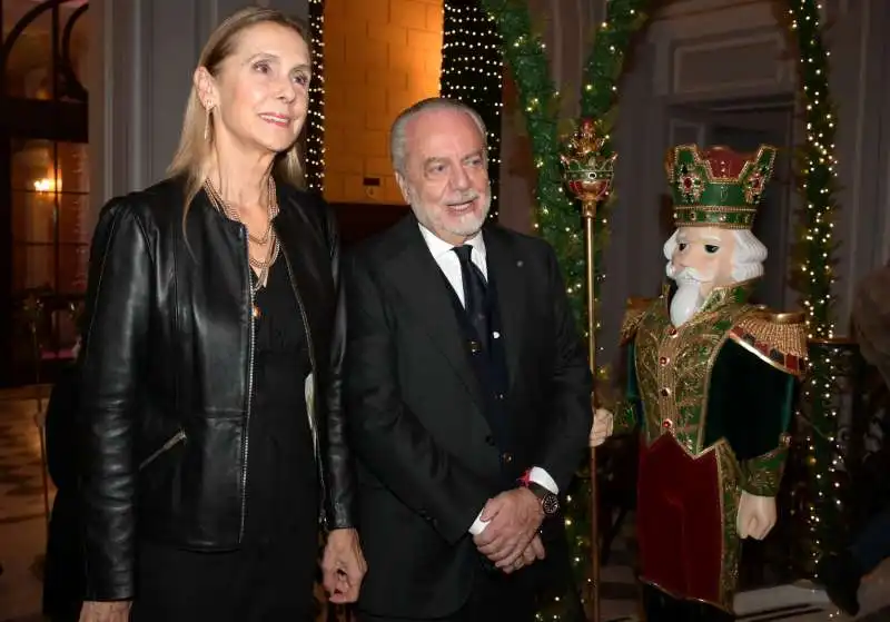 jacqueline baudit e il marito aurelio de laurentiis  foto di bacco