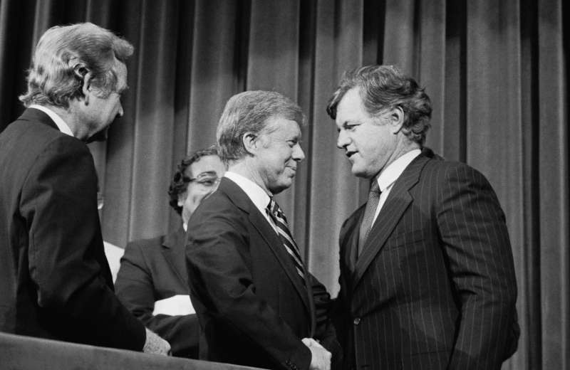 jimmy carter e ted kennedy sfidanti nella nomination democratica nel 1980