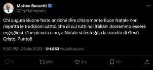 la polemica natalizia di matteo bassetti