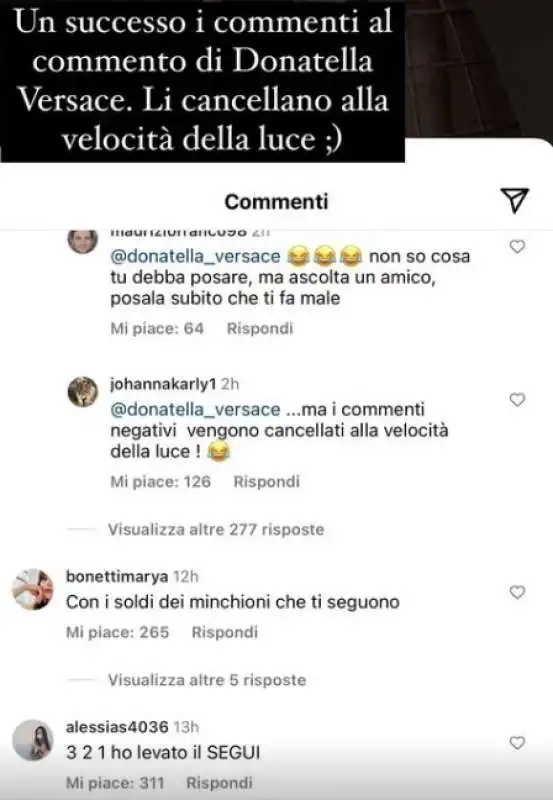 la risposta di selvaggia lucarelli a donatella versace 2