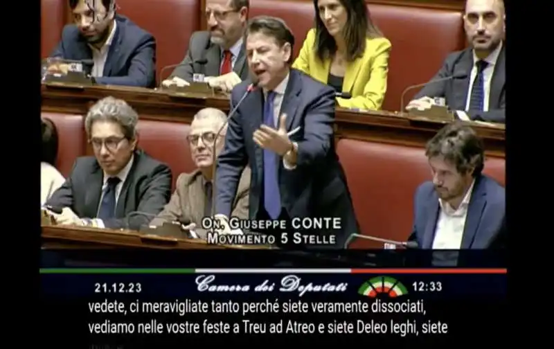 le urla di giuseppe conte alla camera contro giorgia meloni   3