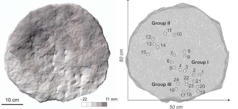 MAPPA CELESTE DI 2400 ANNI FA TROVATA NEL CARSO TRIESTINO