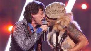 MICK JAGGER E LENNY KRAVITZ