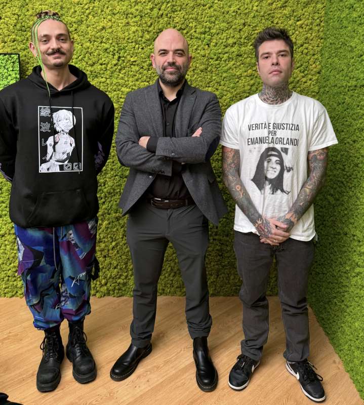 MR MARRA - ROBERTO SAVIANO - FEDEZ - MUSCHIO SELVAGGIO