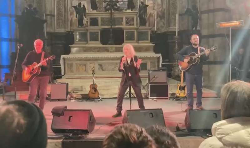 PATTI SMITH IN CONCERTO AL DUOMO DI SIENA