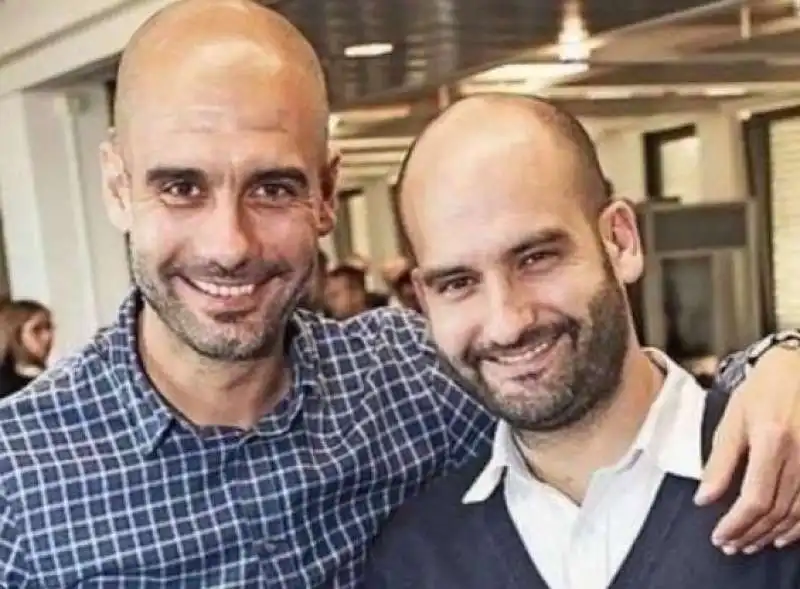 pep guardiola e il fratello pere 