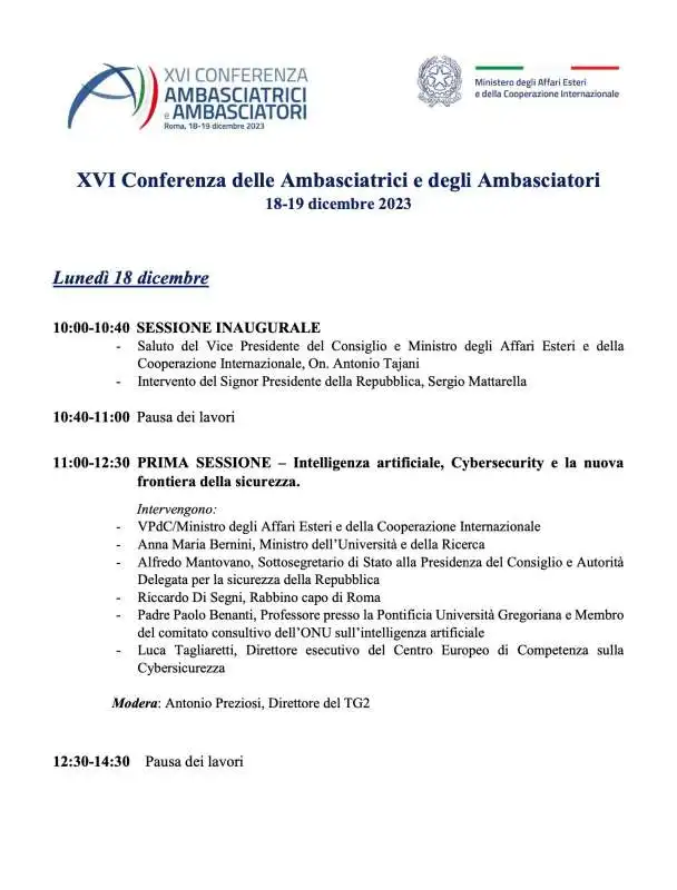 programma conferenza ambasciatori   1