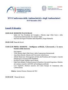 programma conferenza ambasciatori 1