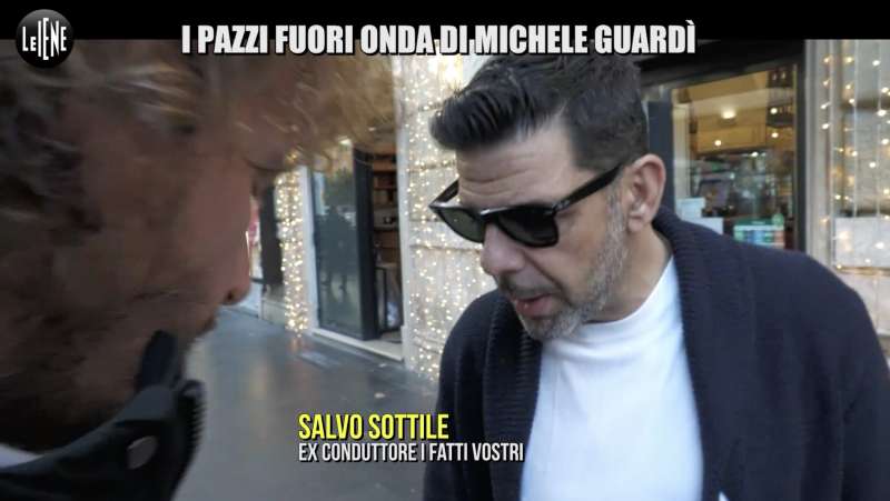 salvo sottile servizio delle iene su michele guardi