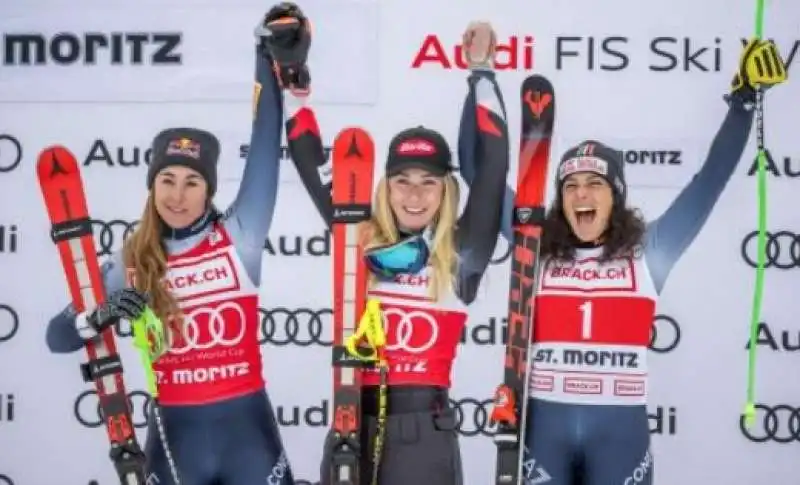 Sofia Goggia Mikaela Shiffrin Federica Brignone