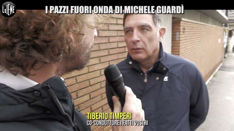 tiberio timperi servizio delle iene su michele guardi