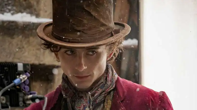 timothee chalamet in wonka 1