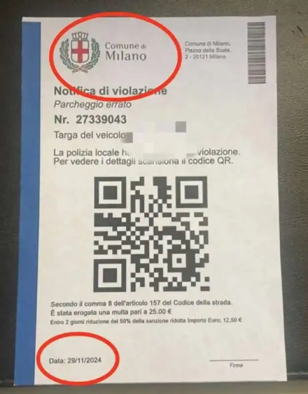 truffa delle finte multe a milano