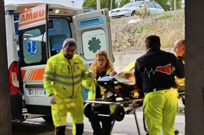 UOMO SFREGIATO CON L'ACIDO A PALMA DI MONTECHIARO