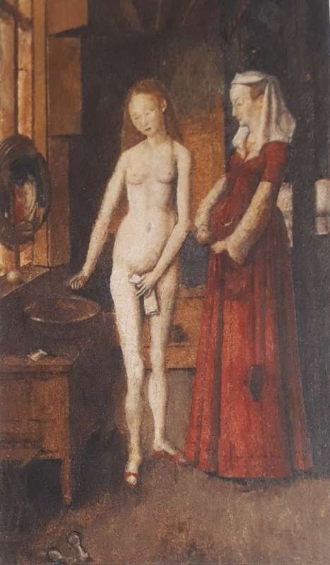 van eyck donna alla toilette