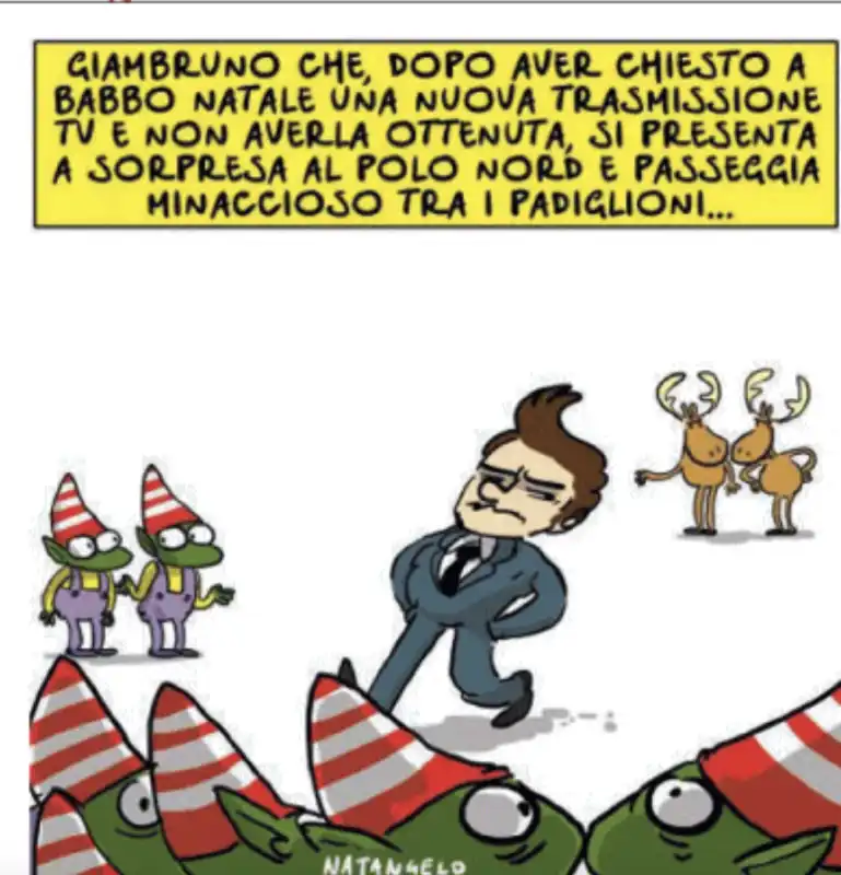 vignetta di natangelo su andrea giambruno