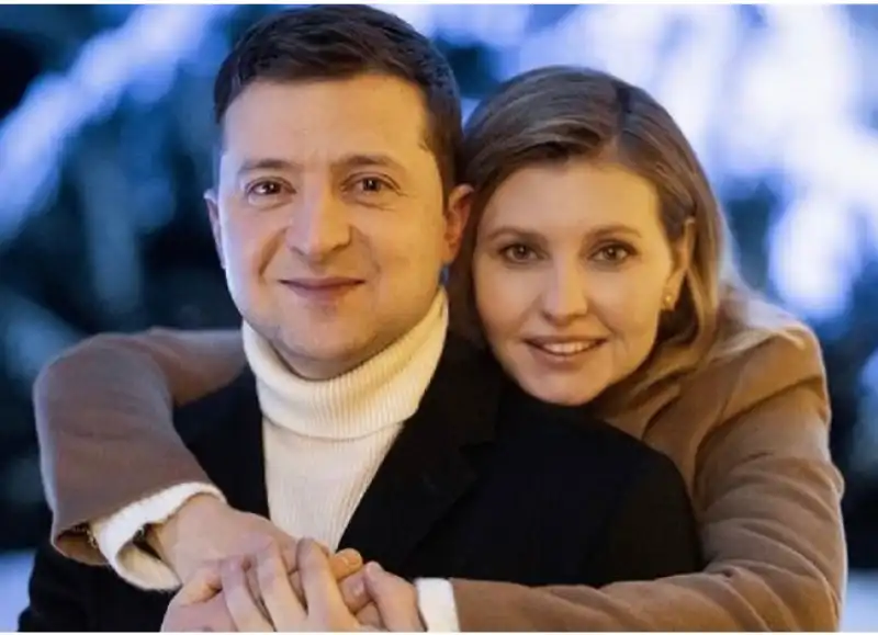 zelensky e la moglie