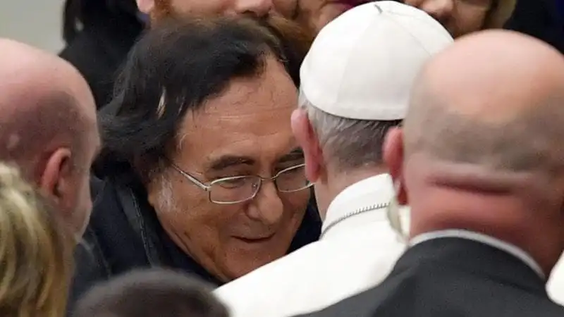 al bano papa francesco