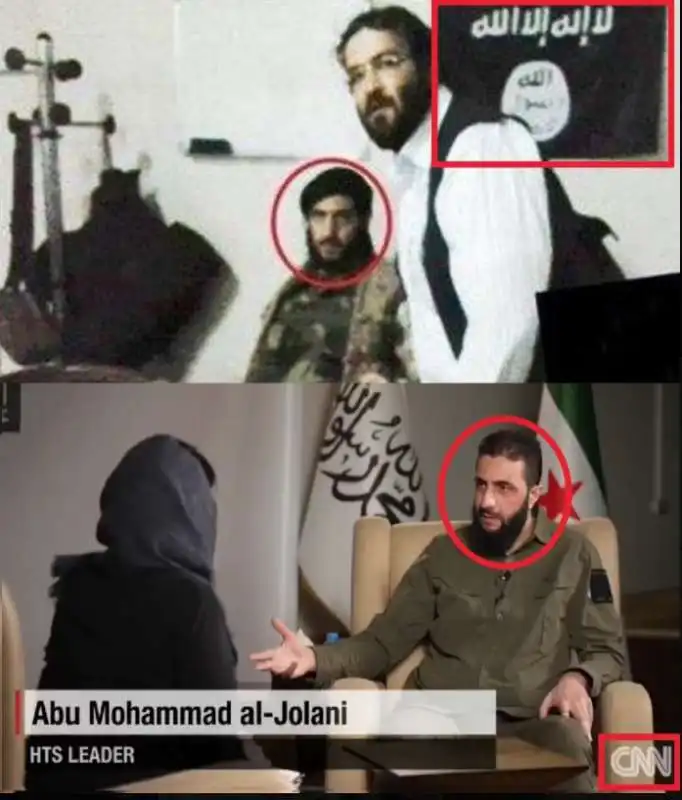 al jolani ai tempi di isis e intervistato dalla cnn