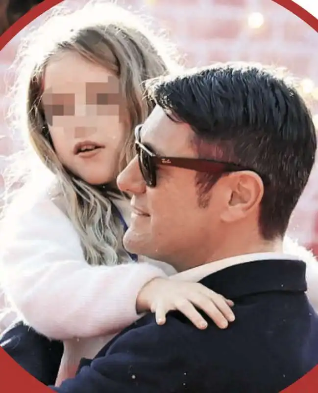 andrea giambruno e la figlia ginevra - foto gente