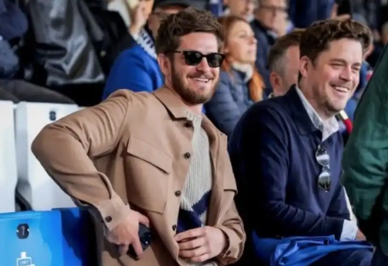 ANDREW GARFIELD ALLO STADIO SINIGAGLIA DI COMO