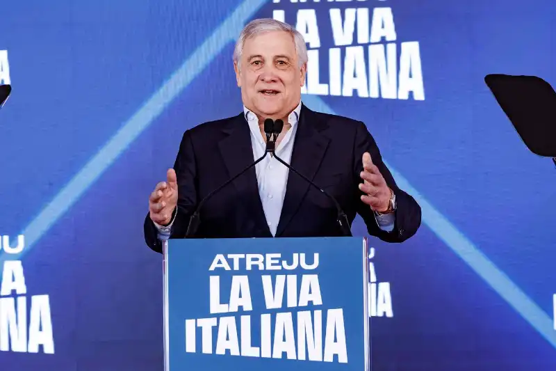 antonio tajani   atreju   foto lapresse