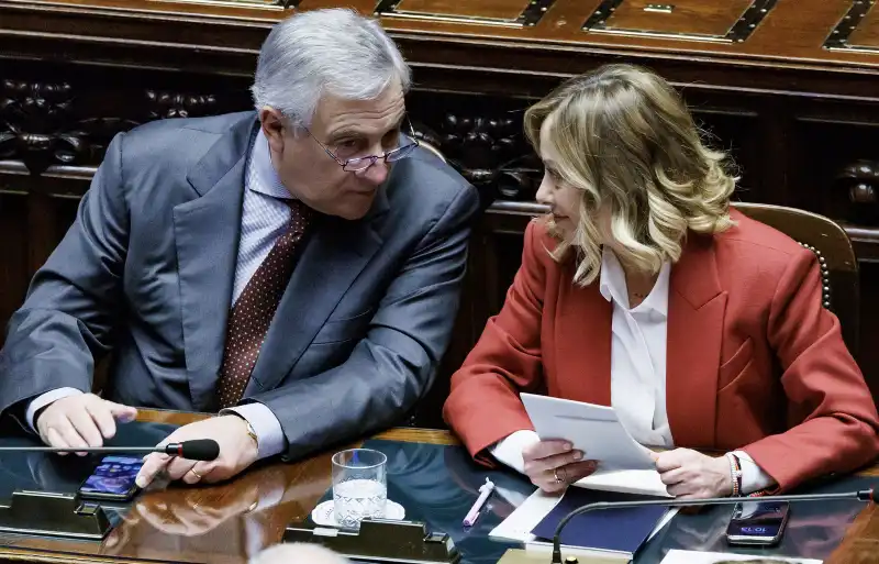 antonio tajani   giorgia meloni   foto lapresse 1