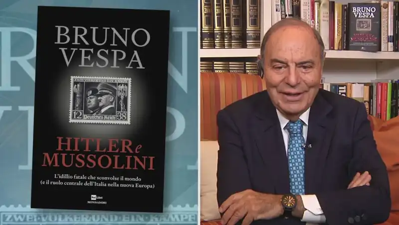 BRUNO VESPA PRESENTA IL SUO LIBRO IN TV