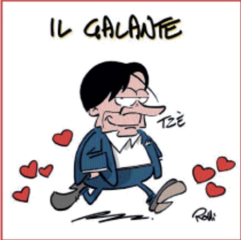 CONTE - IL GALANTE - VIGNETTA BY ROLLI PER IL GIORNALONE - LA STAMPA