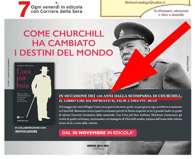 corriere della sera  150 anni dalla scomparsa di curchill