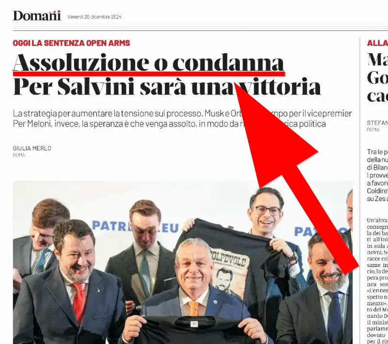 domani   assoluzione o condanna