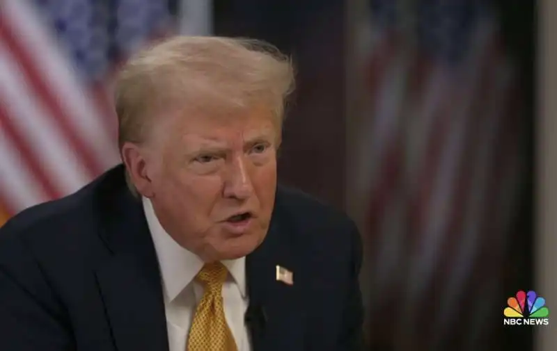 DONALD TRUMP INTERVISTATO DALLA NBC 