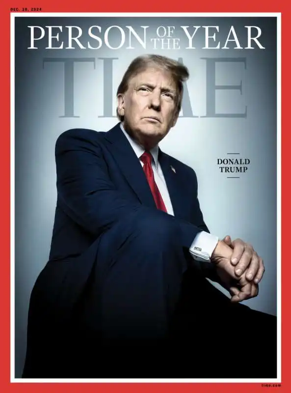 DONALD TRUMP PERSONA DELL ANNO PER TIME - EDIZIONE 2024