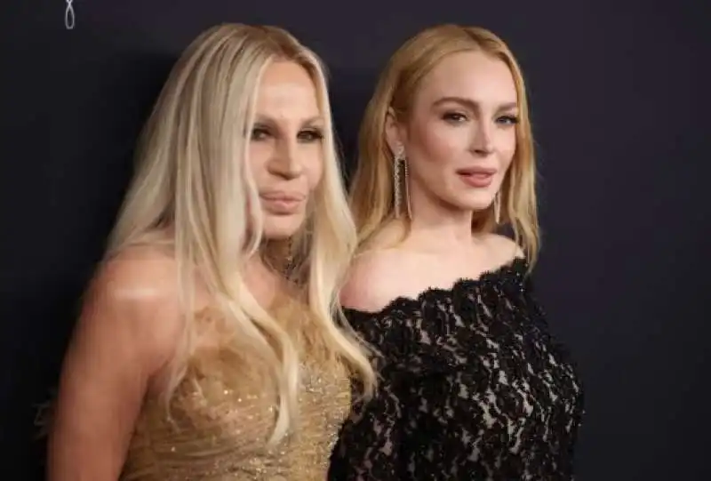 donatella versace lindsay lohan