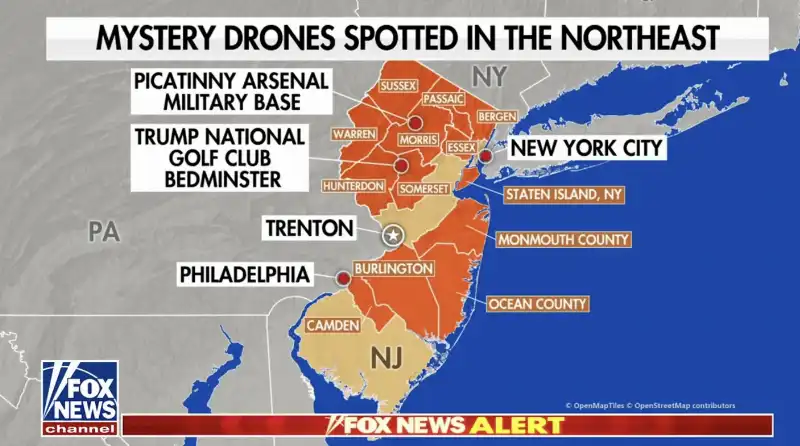 droni avvistati negli stati uniti   2