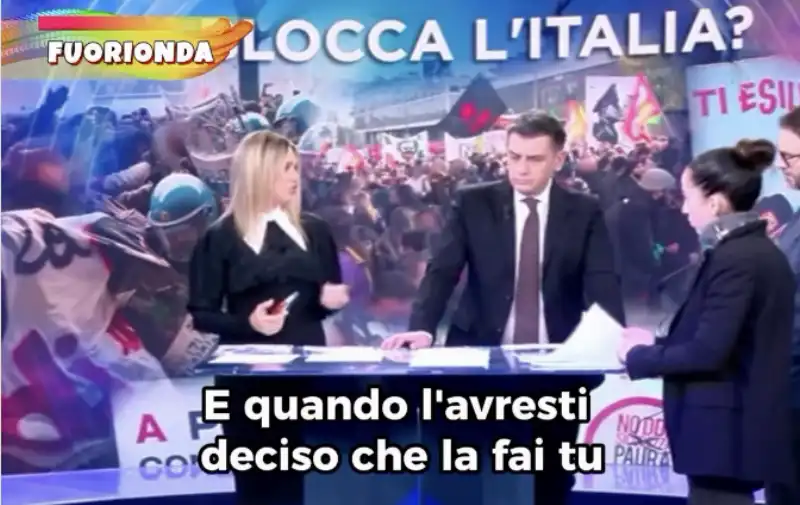 fuorionda di striscia la notizia dello scazzo tra roberto poletti e francesca barra   5