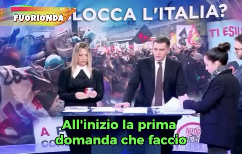 fuorionda di striscia la notizia dello scazzo tra roberto poletti e francesca barra   1