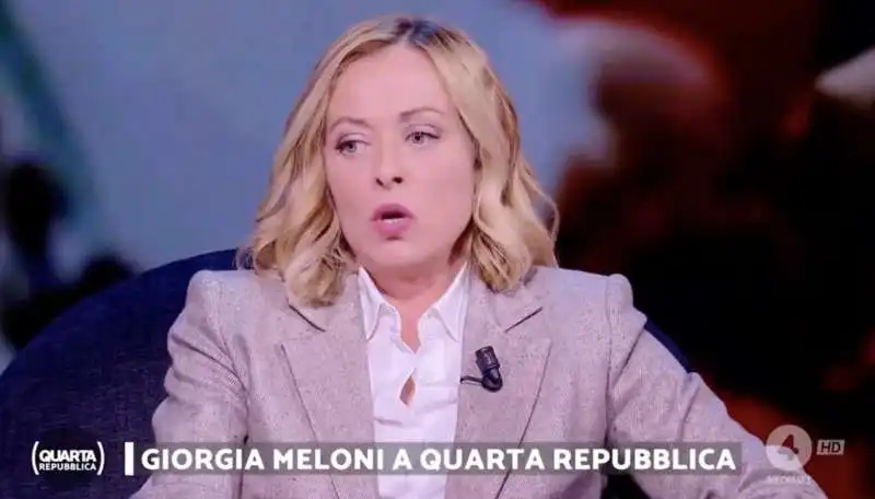 giorgia meloni a quarta repubblica   1