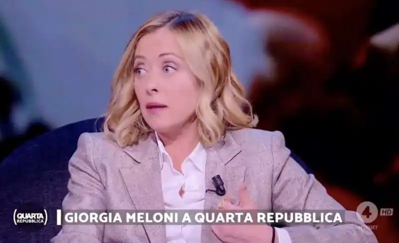 giorgia meloni a quarta repubblica   2