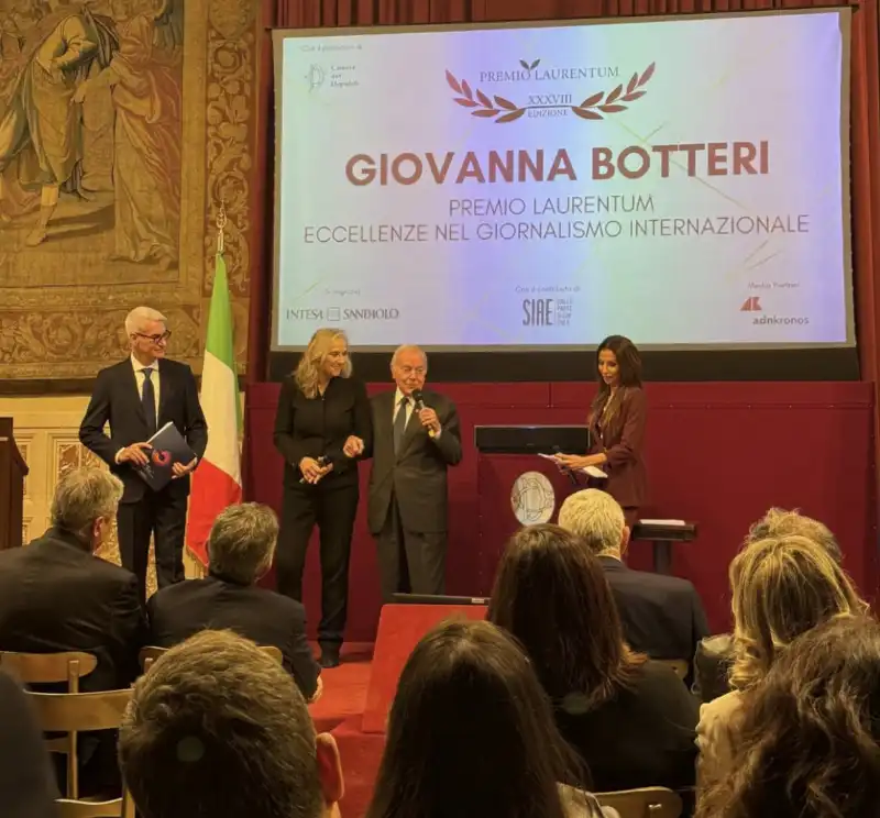 giovanna botteri   gianni letta