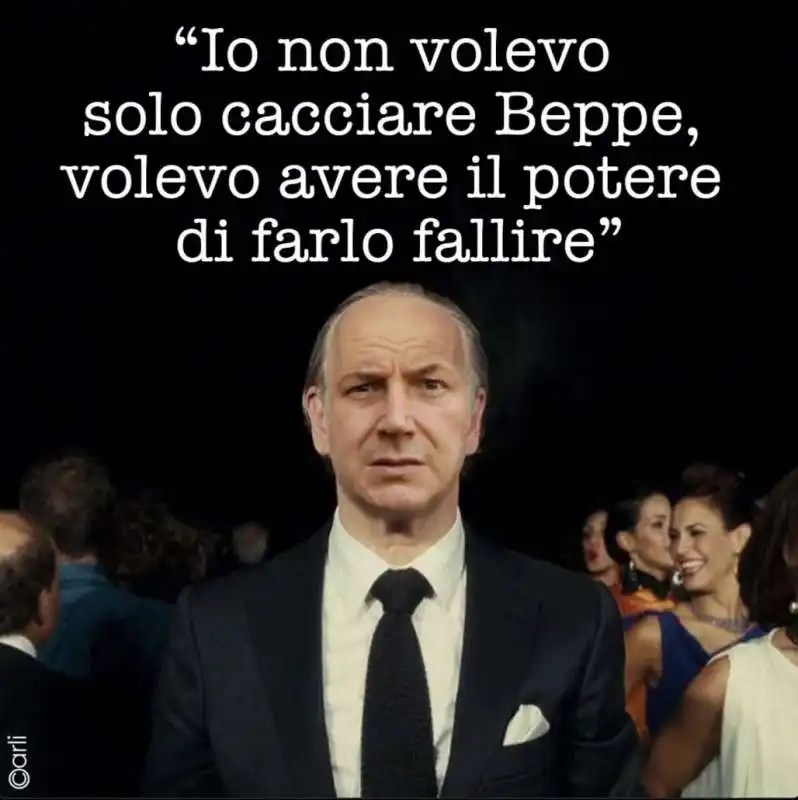 GIUSEPPE CONTE COME JEP GAMBARDELLA - MEME BY EMILIANO CARLI 