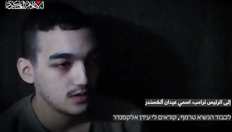 hamas diffonde il video dell ostaggio edan alexander   1