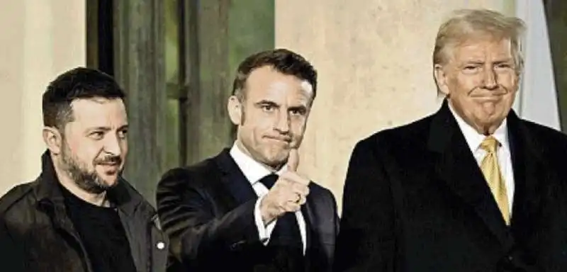 INAUGURAZIONE DI NOTRE DAME - ZELENSKY - MACRON - TRUMP