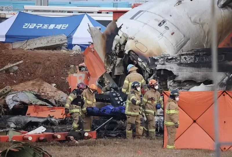 incidente aereo jeju air all aeroporto di muan   corea del sud   4