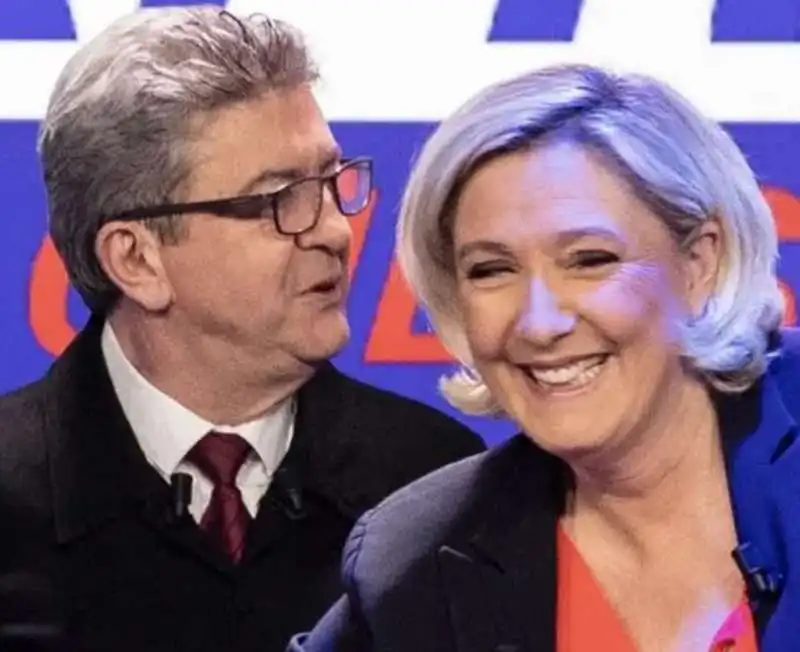 JEAN LUC MELENCHON - MARINE LE PEN