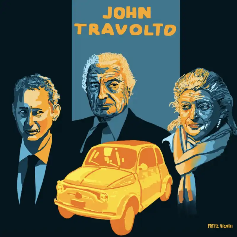 JOHN TRAVOLTO - VIGNETTA DI FRITZ VICARI - REPORT 