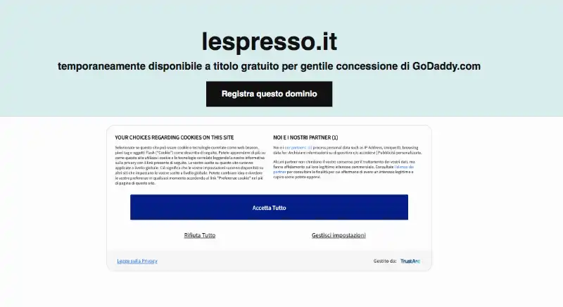 l'espresso sito offline